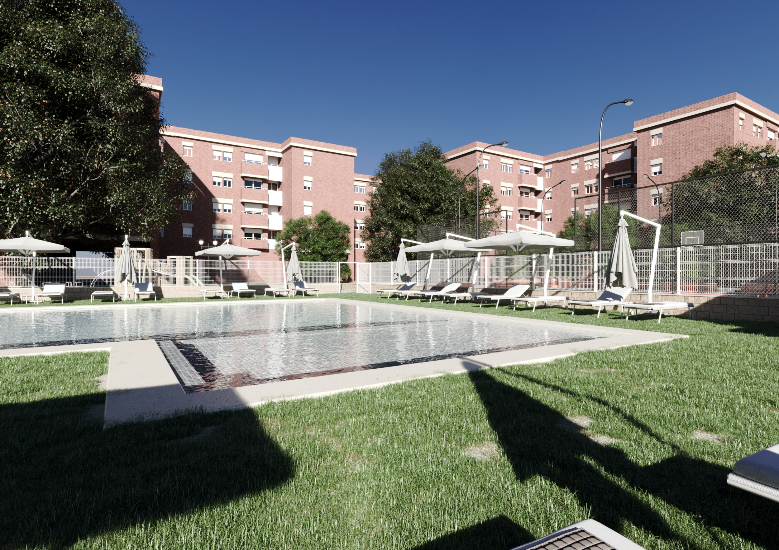 Vista de esquina del vaso